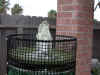 Top of the trickle tower before spray bar is added